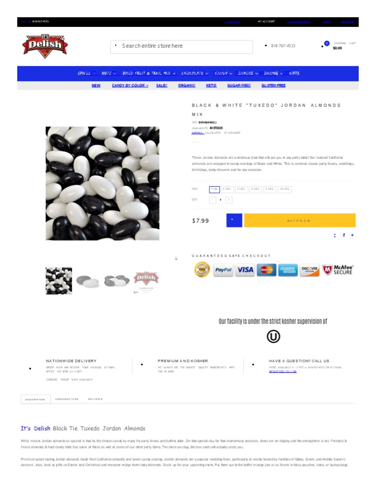 PPT Black Tie Tuxedo Jordan Almonds At Its Delish (1) PowerPoint