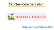 Cab Service In Dehradun