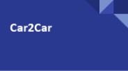 Car2Car