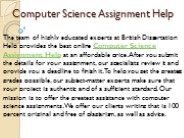 Html Assignment Help