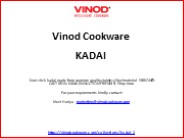 KADAI - Vinod Cookware