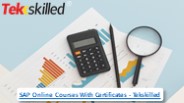 Most Trusted SAP Training And Certification USA - Tekskilled