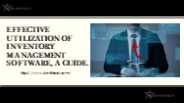 Effective Utilization of Inventory Management Software, a Guide.