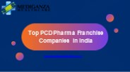 Top PCD Pharma Franchise Companies in India