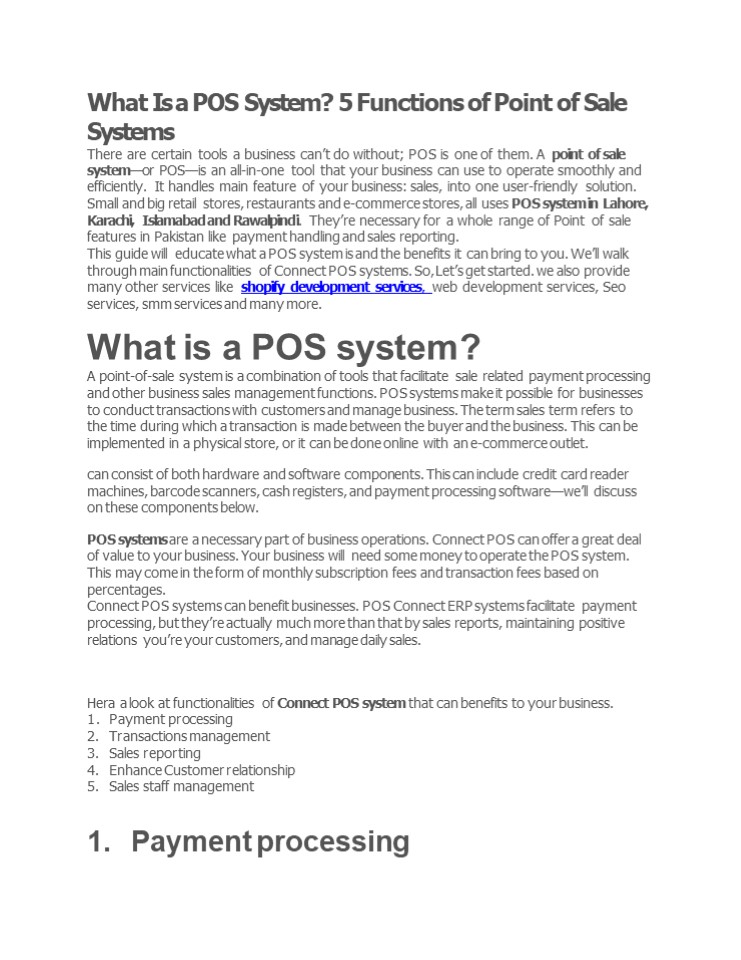 PPT What Is a POS System? 5 Functions of Point of Sale Systems