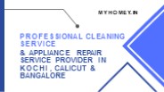 Cleaning and Appliance Repair Service MyHomey