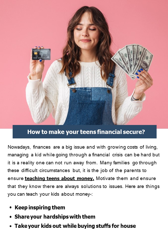 How to make your teens financial secure?