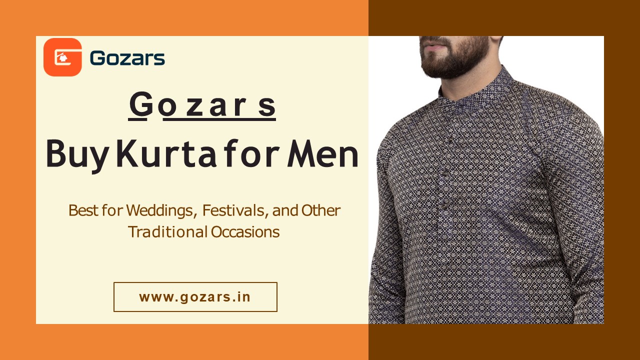 Traditional Kurta Pajama Black Design - Gozars