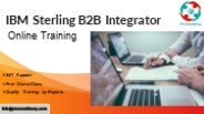 Proexcellency provides IBM Sterling B2B Integrator Online Training