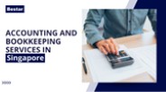 Accounting And Bookkeeping Services in Singapore