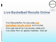 Live Basketball Results Online