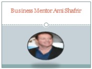 Business Mentor Ami Shafrir