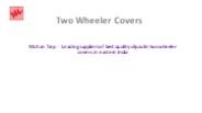 Two wheeler coves suppliers in India