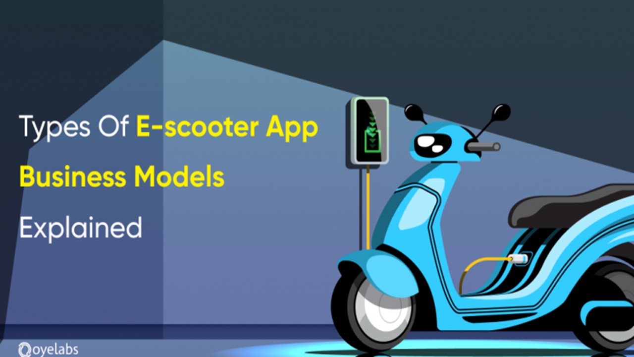 PPT Types of EScooter with Business Models PowerPoint presentation