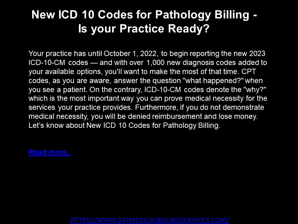 PPT New ICD 10 Codes For Pathology Billing Is Your Practice Ready