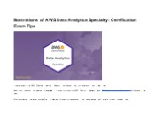 Illustrations of AWS Data Analytics Specialty: Certification Exam Tips