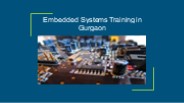 Embedded Systems Training in Gurgaon
