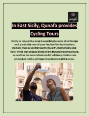 Book Qunafa's Cycling Tours in East Sicily