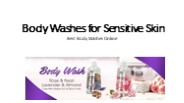 Body Washes for Sensitive Skin