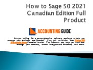 Sage 50 Canadian Edition 2021 Download