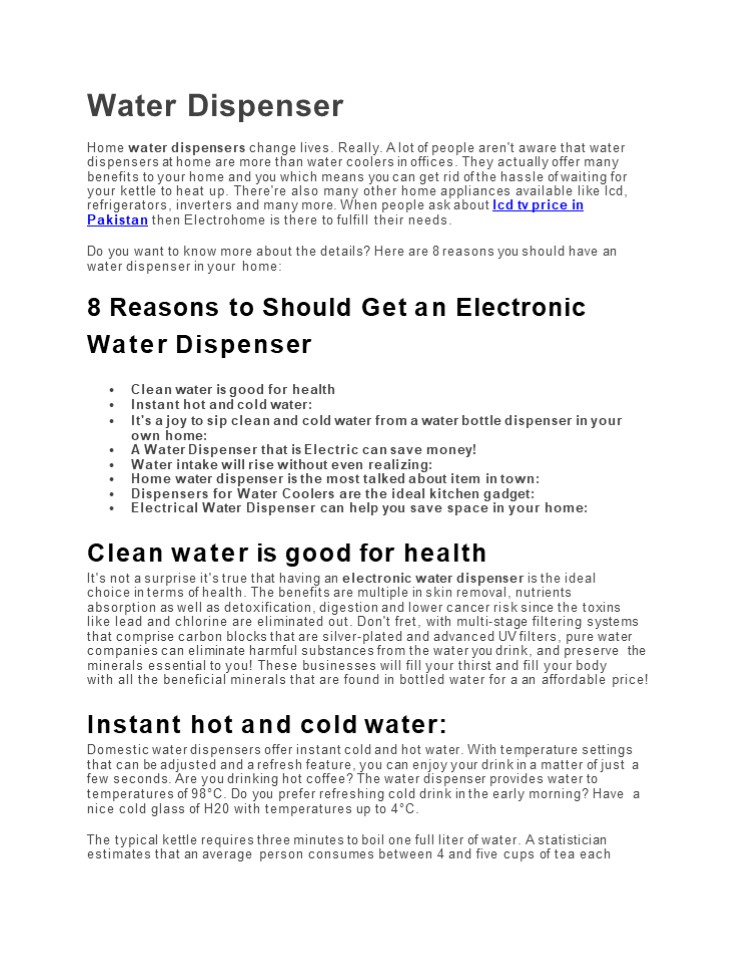 PPT Water Dispenser PowerPoint presentation free to download id 959036MmQzZ