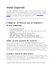 Water Dispenser
