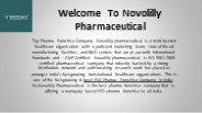 Novolilly Pharmaceutical Best PCD Pharma Franchise in India