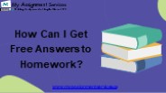 How Can I Get Free Answers to Homework?