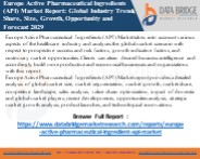 Europe Active Pharmaceutical Ingredients (API) Market