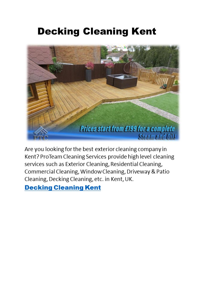 Decking Cleaning Kent