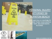 Slip & Fall attorney in Boynton Beach