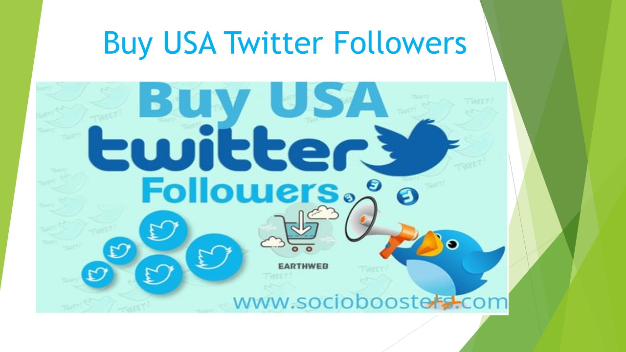 Buy USA Twitter Followers - SocioBoosters