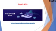 Travel APIs