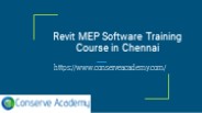 Revit MEP Certification Training Course Chennai