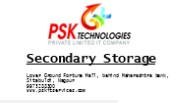 secondary storage