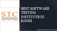 Leading software testing companies in Kochi