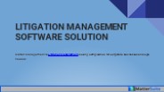 Litigation Management Software Solution for Legal Departments (1)
