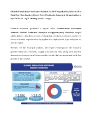 Global Simulation Software Market