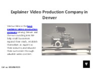 Ventus Films: Explainer Video Company in Denver
