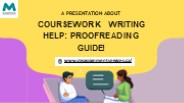 Coursework Writing Help: Proofreading Guide!