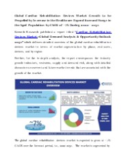 Cardiac Rehabilitation Devices Market
