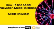 Social Innovation Model - MIT ID Innovation