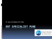 ENT Specialist Pune - Dr. Ajay Kothadiya