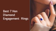 Best 7 Non Diamond Engagement Rings