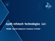 Mobile App Development Company in Dubai