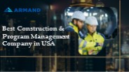 Best Construction &  Program Management  Company in USA