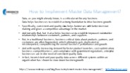 How to Implement Master Data Management?
