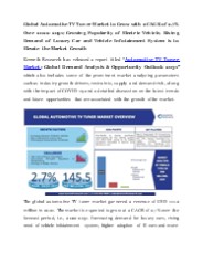 Automotive TV Tuner Market Analysis