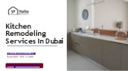 Best Kitchen Remodeling Services in Dubai