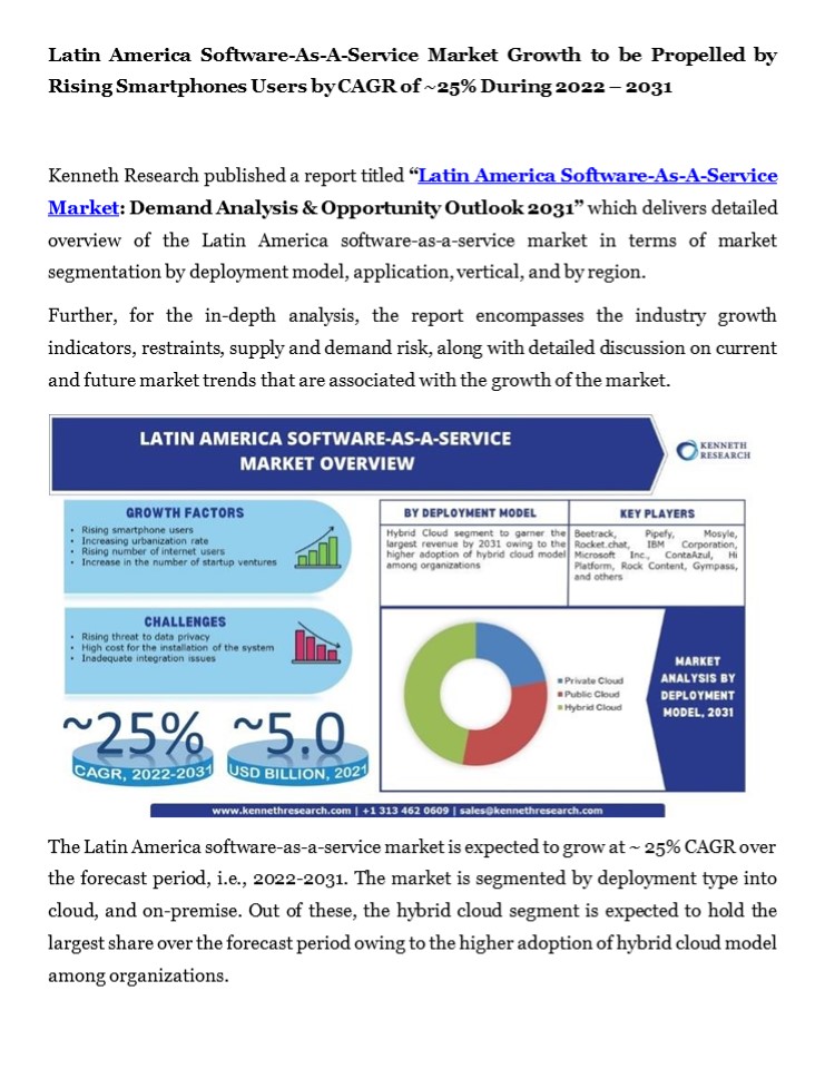 Latin America Software-As-A-Service Market